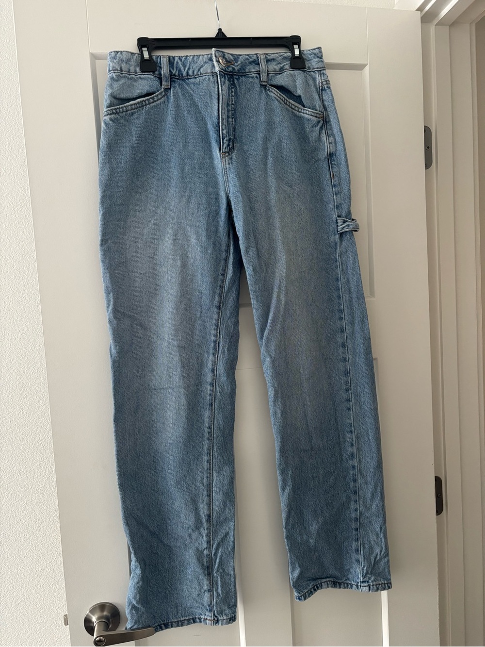 Garage Light Blue Women's Straight Leg Jeans